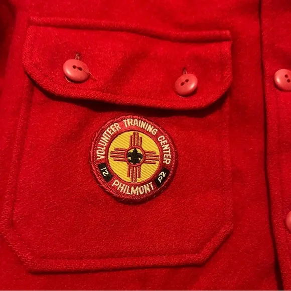 Vintage Boy Scouts of America Official Jacket Wool Red Mens Size Medium Jackets & Coats